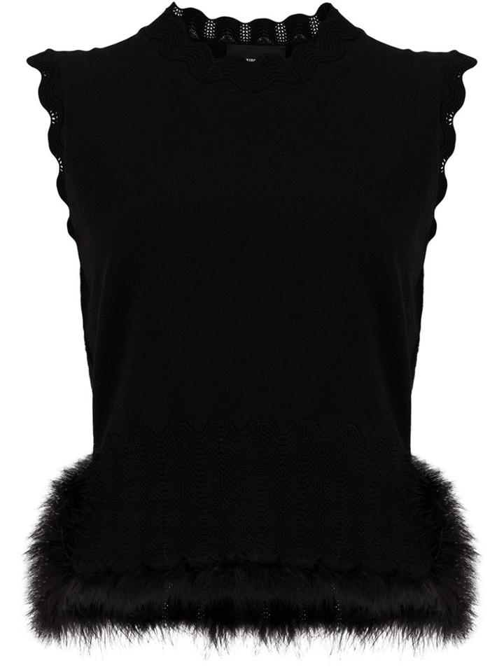 Simone Rocha Embellished Top - Black