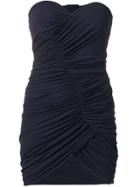 Alexandre Vauthier Strapless Mini Dress - Blue