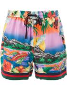Gucci Tropical Print Shorts - Multicolour