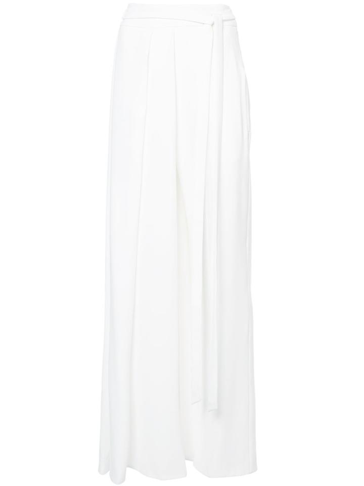 Valery Kovalska Flared Tailored Trousers - White