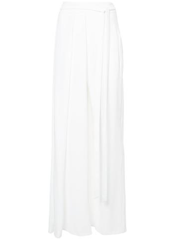 Valery Kovalska Flared Tailored Trousers - White