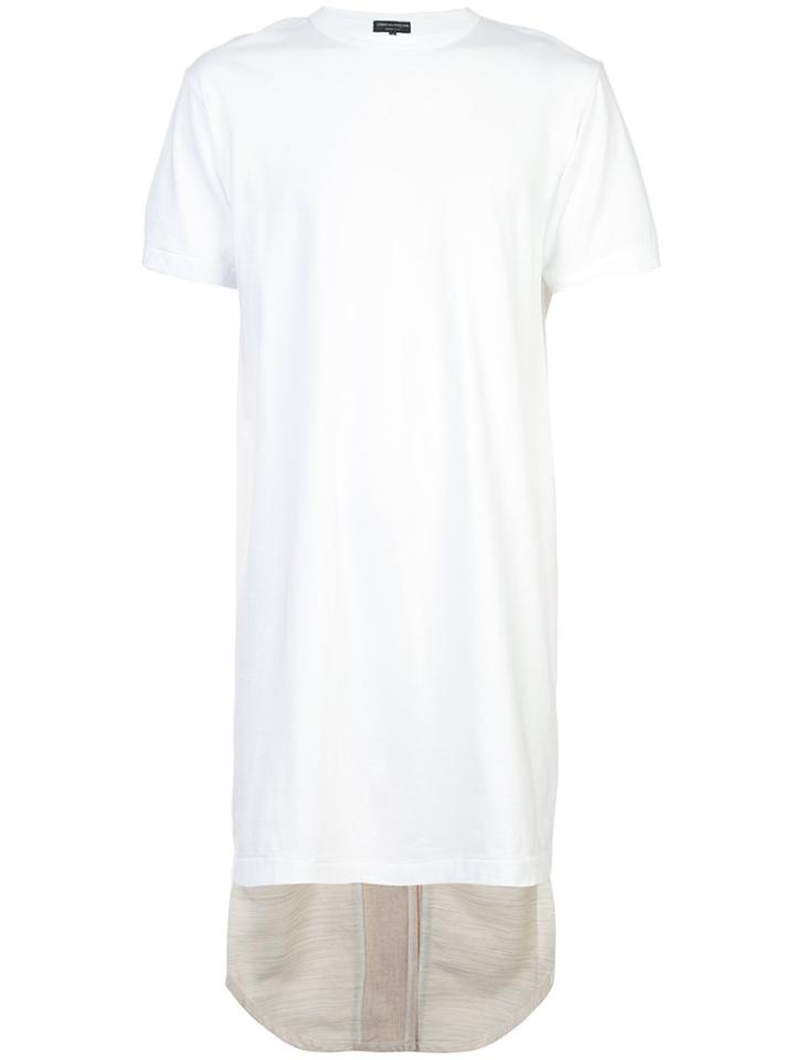 Comme Des Garçons Homme Plus Back Detail T-shirt - White