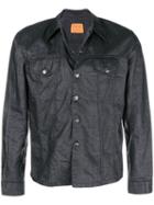 Helmut Lang Pre-owned Coated Denim Jacket - Grey