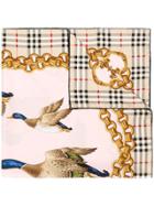 Burberry Duck Print Neck Scarf - Pink