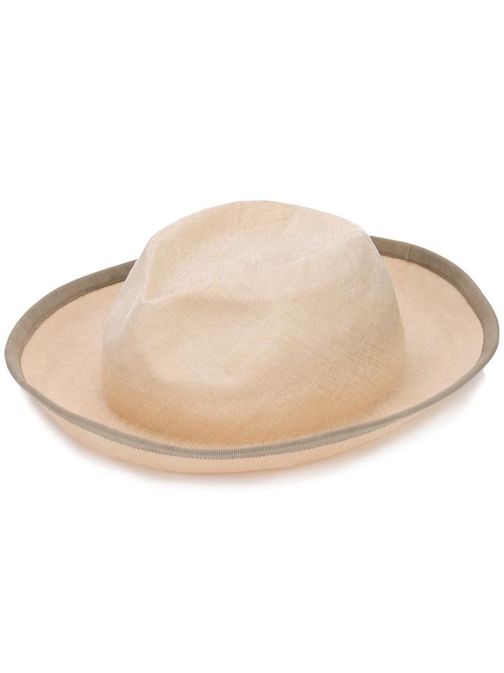 Horisaki Design & Handel - Upturned Brim Hat - Unisex - Sisal - M, Nude/neutrals, Sisal