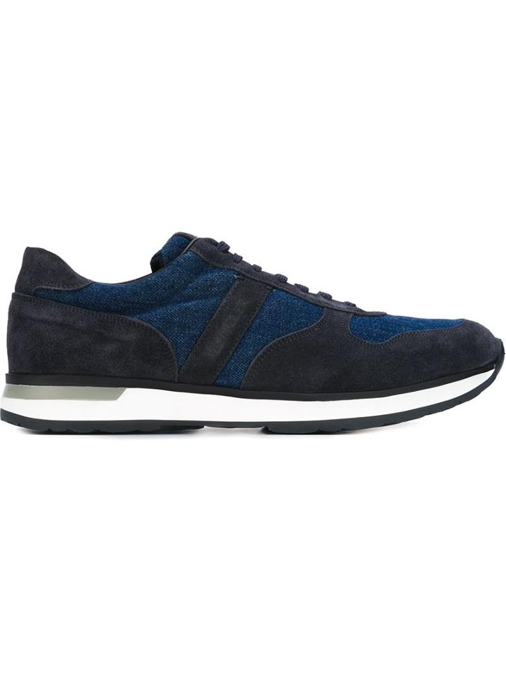 Moncler Denim Panel Sneakers