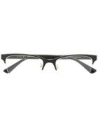 Gucci Eyewear Half Square Frame Glasses - Black