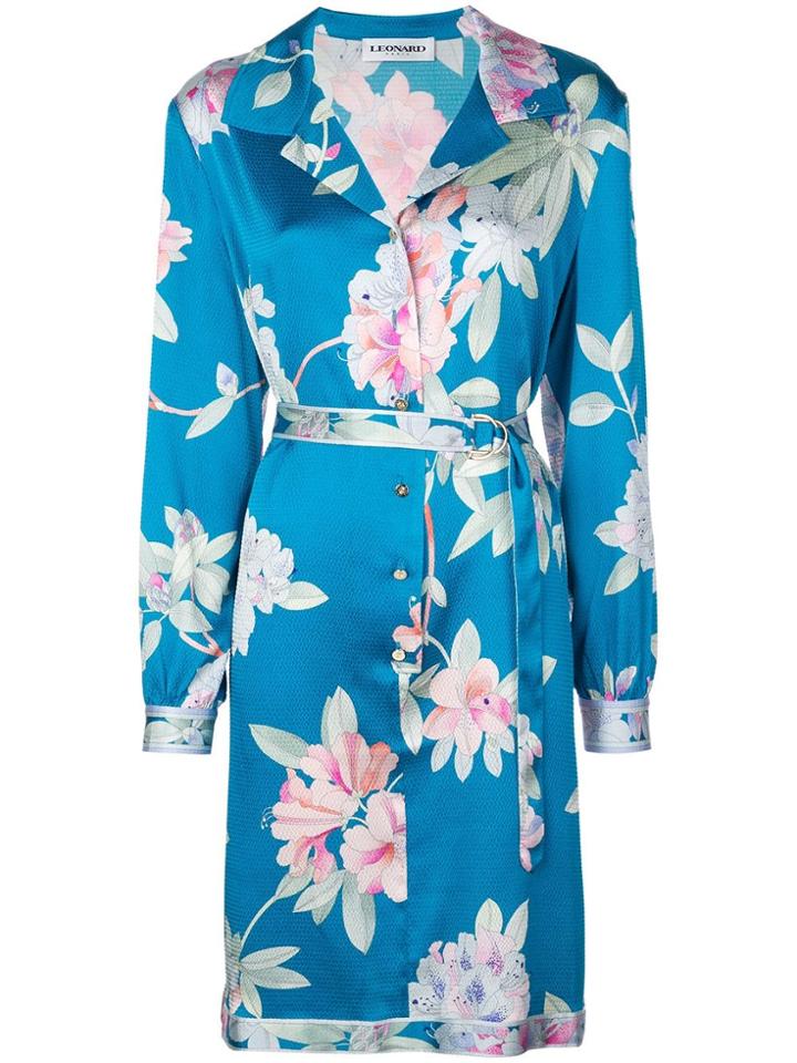 Leonard Sidney Camelia Dress - Blue
