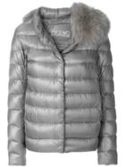 Herno Fur Trimmed Jacket - Grey