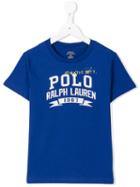 Ralph Lauren Kids Logo Print T-shirt, Boy's, Size: 6 Yrs, Blue