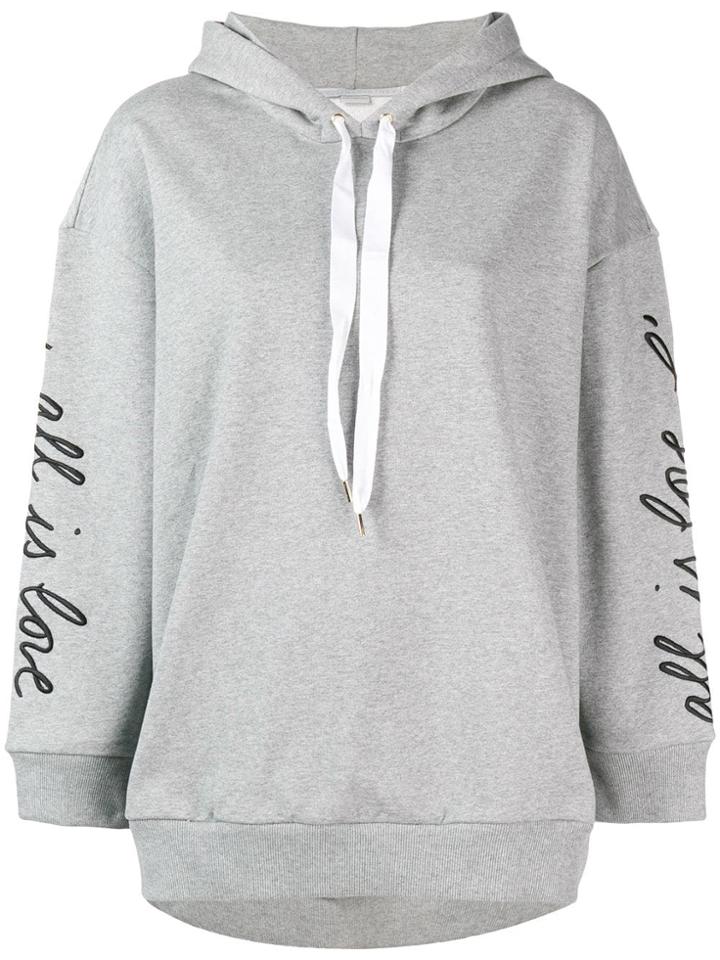 Stella Mccartney All Is Love Hoddie - Grey