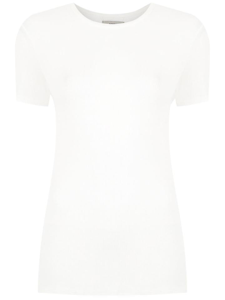 Egrey Back Drapped Blouse - White