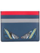 Fendi Bag Bugs Appliqué Cardholder - Blue