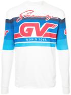 Givenchy Gv Motocross Long Sleeve Top - White