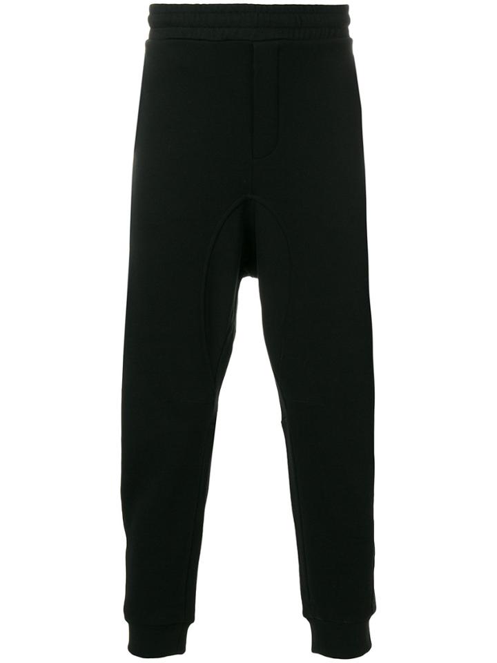 Mcq Alexander Mcqueen Embroidered Patch Sweatpants - Black