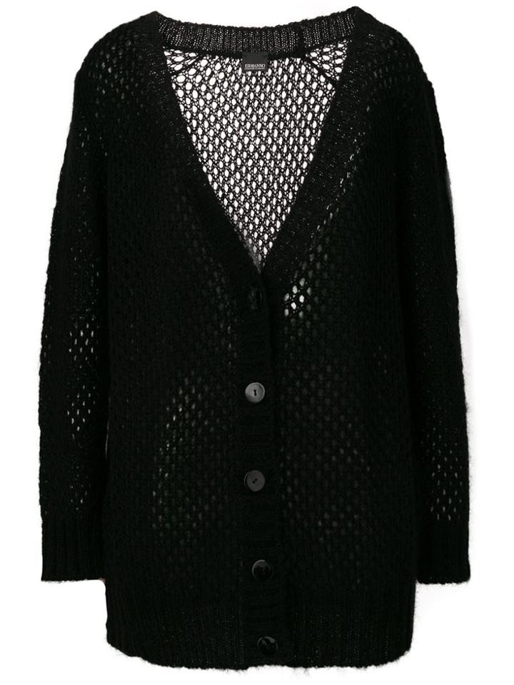 Ermanno Ermanno V-neck Cardigan - Black