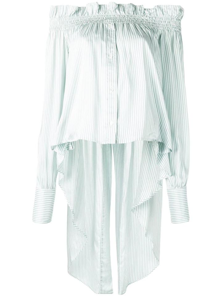 Faith Connexion Striped Tail Top - Green