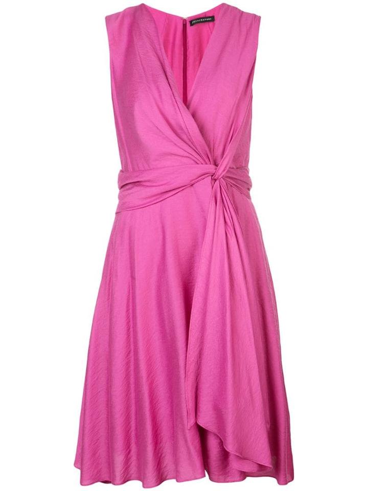 Josie Natori Knot Tie Dress - Pink