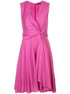 Josie Natori Knot Tie Dress - Pink