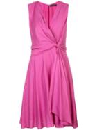 Josie Natori Knot Tie Dress - Pink