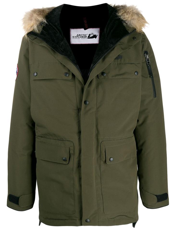 Arctic Explorer Polus Parka Coat - Green