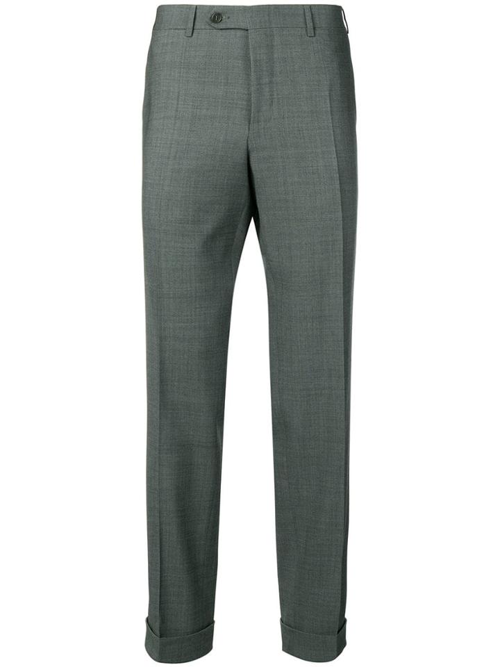 Canali Smart Trousers - Green