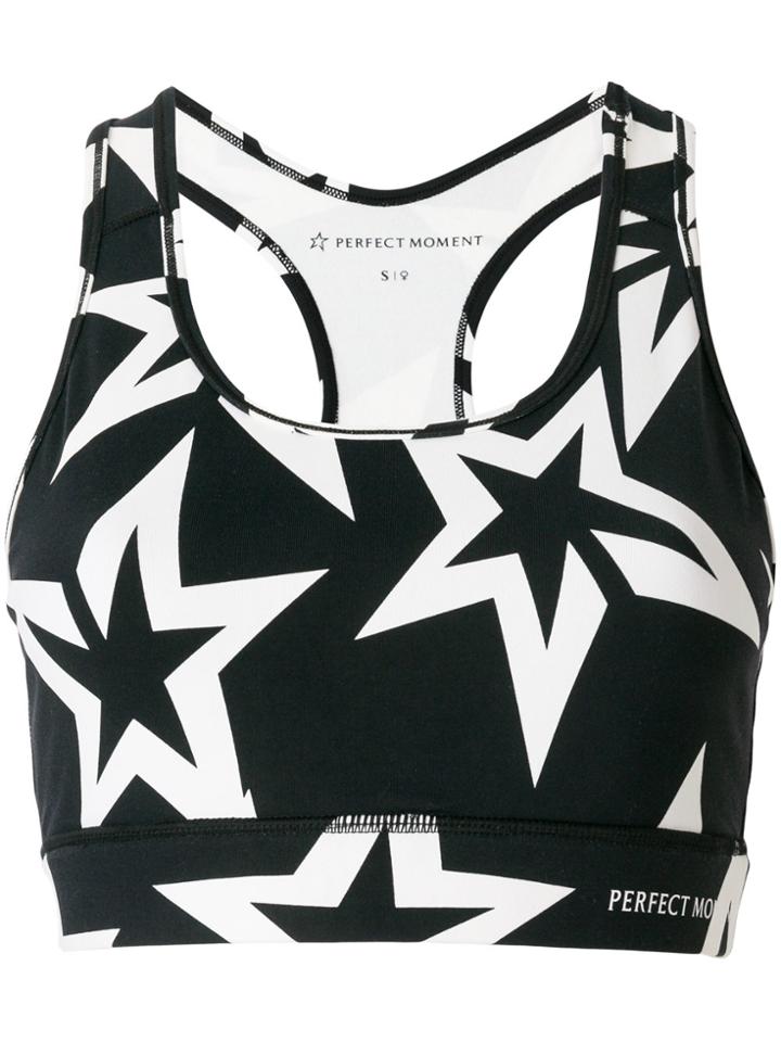 Perfect Moment Starlight Fitness Top - Black