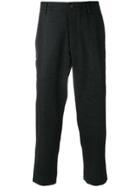 Ymc Cropped Tailored Trousers - Black