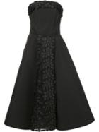 Christian Siriano Strapless Ball Gown, Women's, Size: 10, Black, Silk