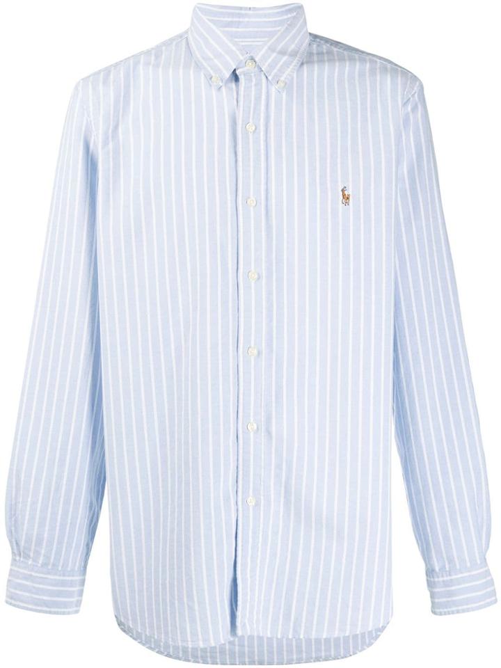 Polo Ralph Lauren Striped Long-sleeve Shirt - Blue