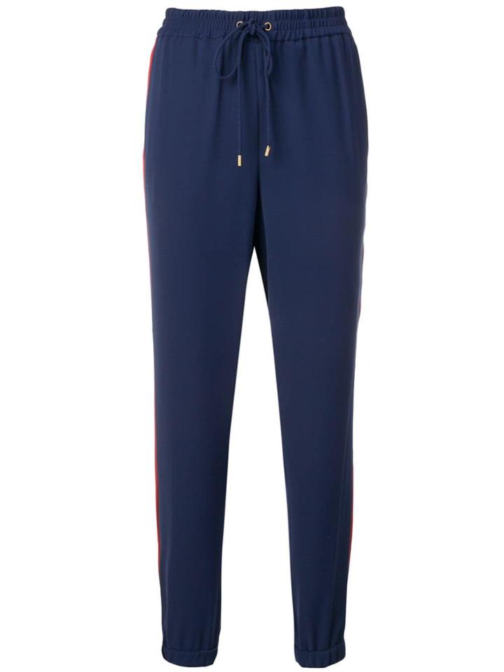 Michael Michael Kors Side Stripe Jogging Trousers - Blue
