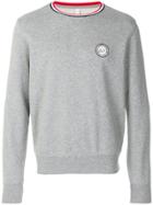 Sun 68 Logo Patch Sweatshirt - Grey
