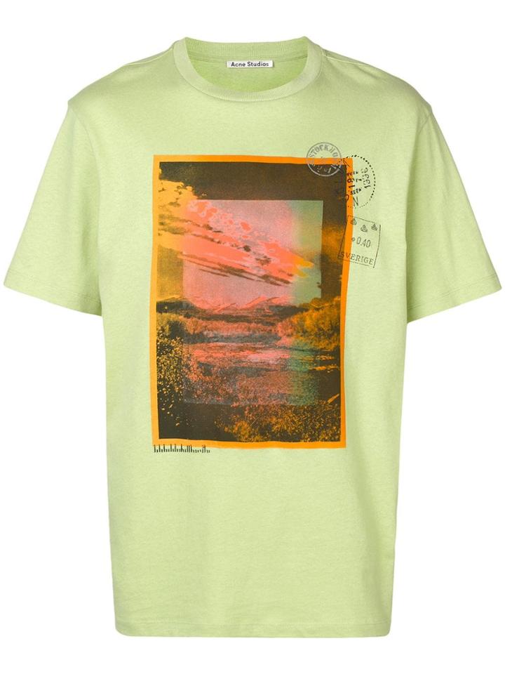 Acne Studios Printed T-shirt - Green