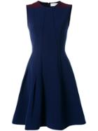 Victoria Beckham Fitted Panelled Dress - Blue