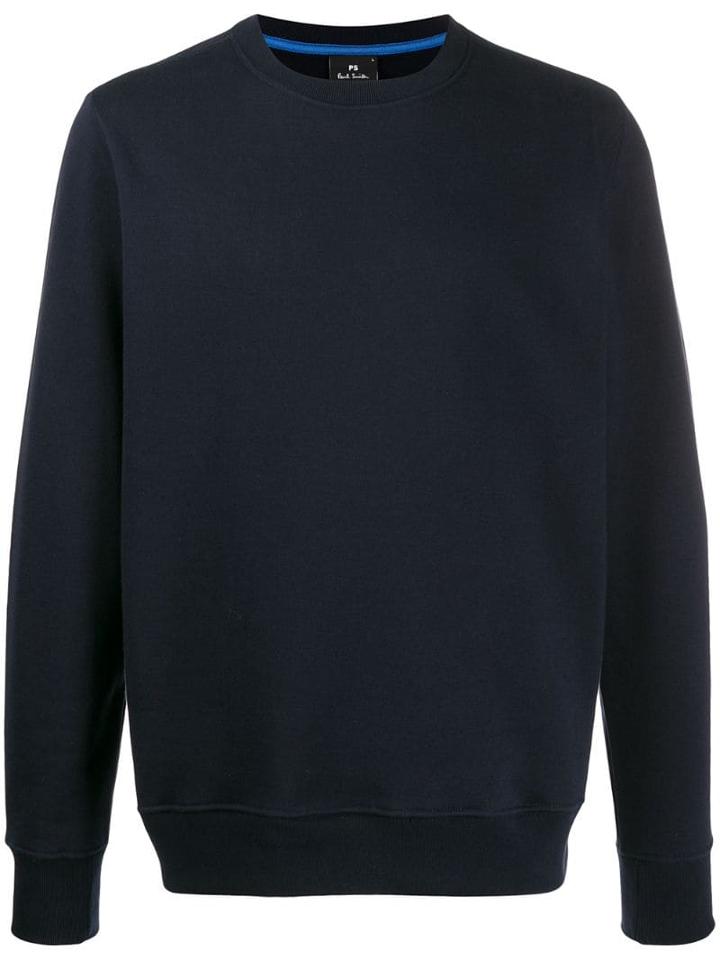 Ps Paul Smith Crew Neck Sweatshirt - Blue
