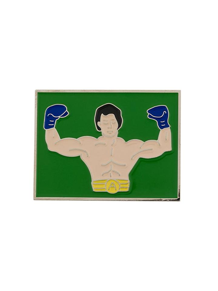 Ader Error Boxer Square Pin. - Green