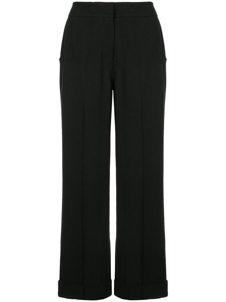 Derek Lam Wide Leg Tailored Trousers - Black