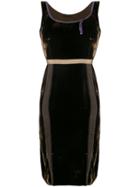 Prada Pre-owned Sleeveless Midi Dress - Brown