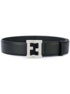 Fendi Kids - Teen Ff Logo Buckle Belt - Kids - Calf Leather - One Size, Black