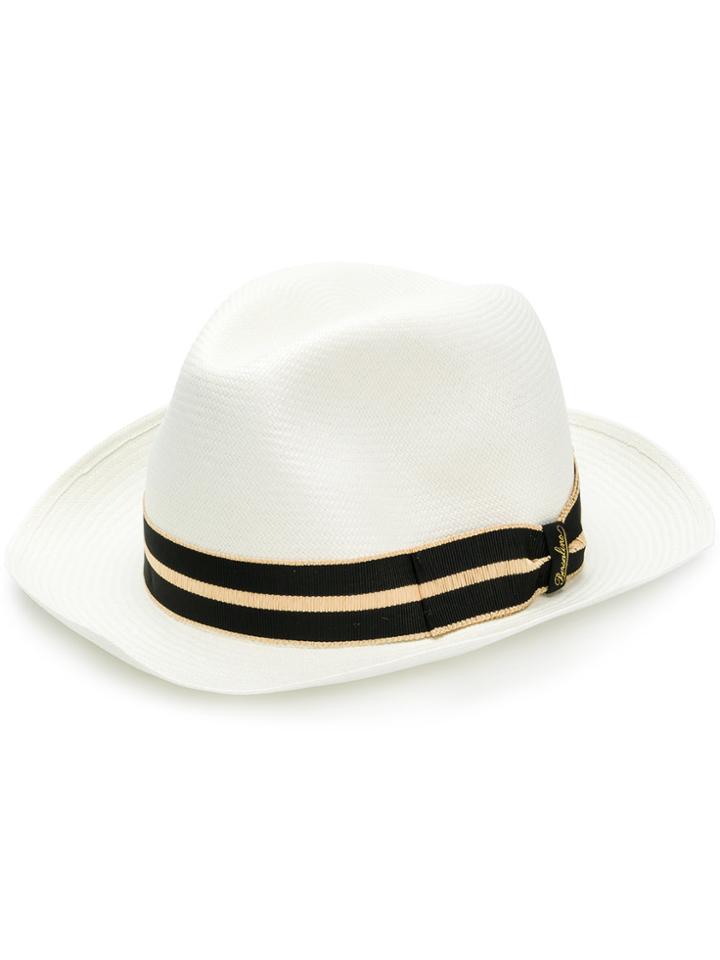 Borsalino Fine Panama Hat - White