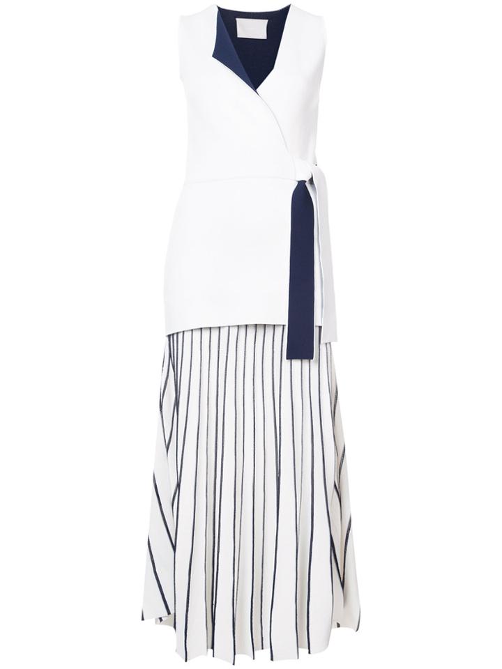 Dion Lee Pleat Dress - White