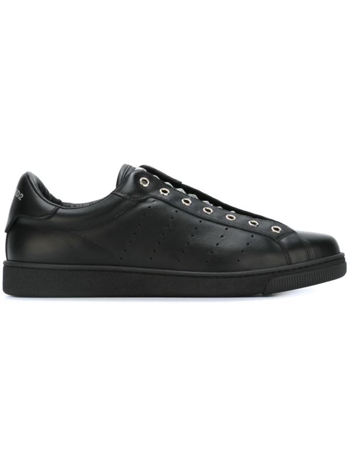 Dsquared2 'santa Monica' Sneakers, Men's, Size: 44, Black, Leather/rubber