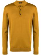 Roberto Collina Merino Polo Shirt - Yellow & Orange
