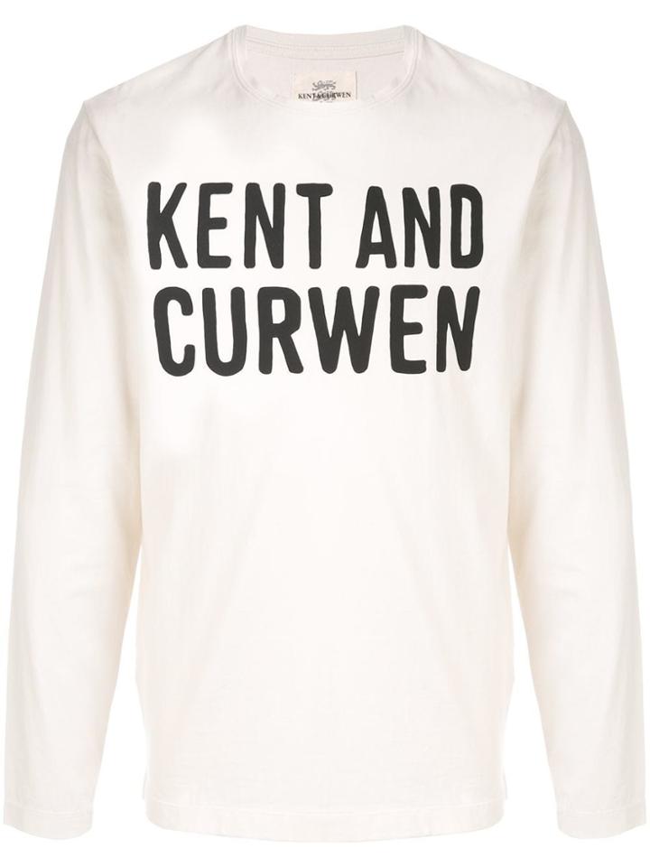 Kent & Curwen Logo Print T-shirt - Neutrals