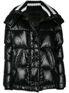 Ermanno Scervino Hooded Padded Jacket - Black