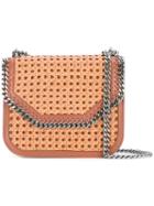 Stella Mccartney - Falabella Box Wicker Bag - Women - Cotton/polyester/polyurethane/metal (other) - One Size, Brown, Cotton/polyester/polyurethane/metal (other)