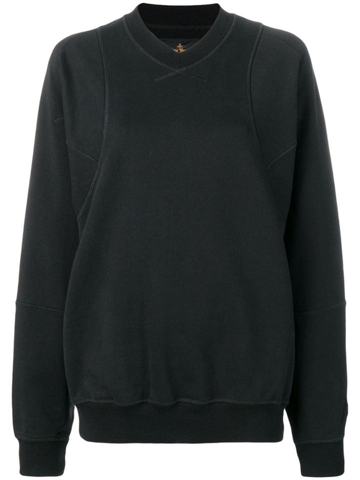 Vivienne Westwood Anglomania Oversized Sweatshirt - Black