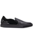 Versace Collection Formal Slip-on Sneakers - Black