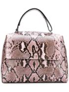 Orciani Cipria Large Tote Bag - Pink & Purple