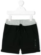 Karl Lagerfeld Kids - Logo Print Track Shorts - Kids - Cotton/polyester - 8 Yrs, Black
